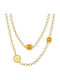 Rebecca Gold Plated with Pearls