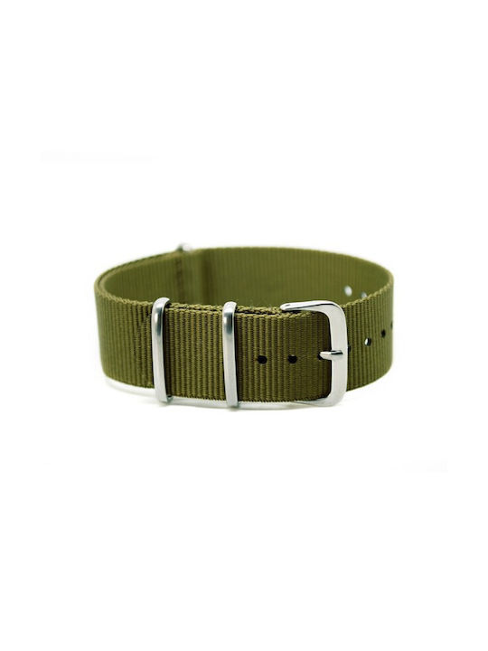 Strap NATO olive oil cloth 24mm