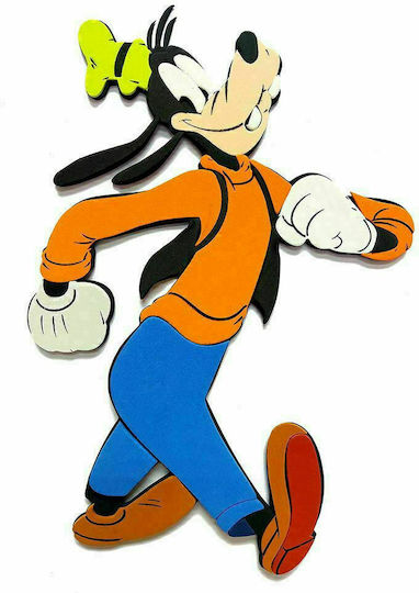 Παιδικό Διακοσμητικό Αυτοκόλλητο Τοίχου Goofy 17.5x26.5εκ.