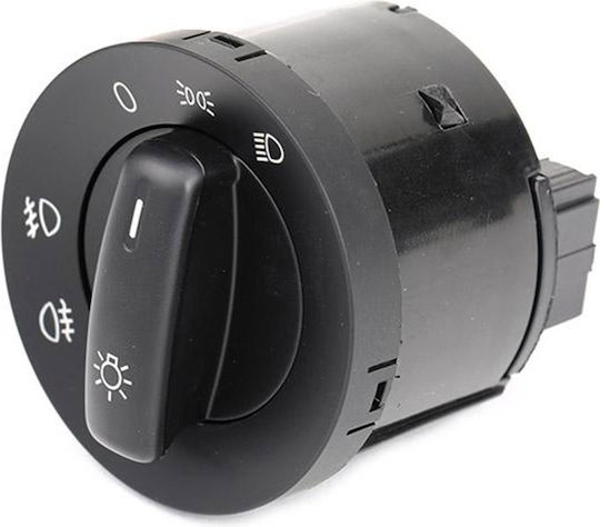 Car Light Switch for Seat Alhambra / Mii Volkswagen Amarok / Beetle (New) / Golf / Jetta / Tiguan / Touareg / Transporter / Up Black