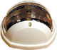 Lalizas Cyclic 12 Boat Light Without Pole Masthead Light 225 Degrees with White Shell 30474