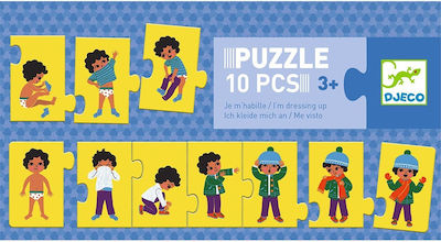 Kids Puzzle Dressing Up for 3++ Years 10pcs Djeco