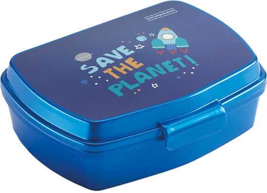 Miquelrius Space Plastic Kids' Food Container Blue x x 5.3cm