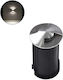 GloboStar GloboStar Außenstehlampe LED 1W mit Natürliches Weiß Licht IP68 Silber