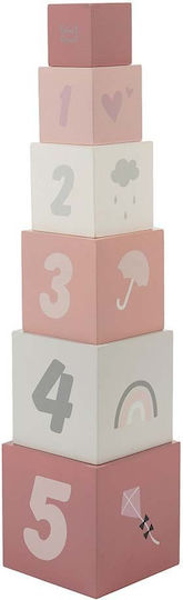 Label Label Stacking Toy Cubes with Numbers for 12++ Months