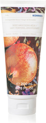 Korres Body Smoothing Granatapfel Feuchtigkeitsspendende Lotion Körper mit Aloe Vera 200ml