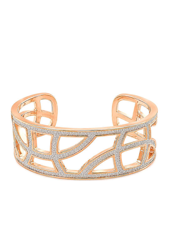 Rebecca Women's Bracelet Handcuffs made of Brass Gold Plated