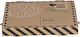 Tessera Σετ 100 Χάρτινα Κουτιά Πίτσας Kraft 30x30x4εκ. Letter