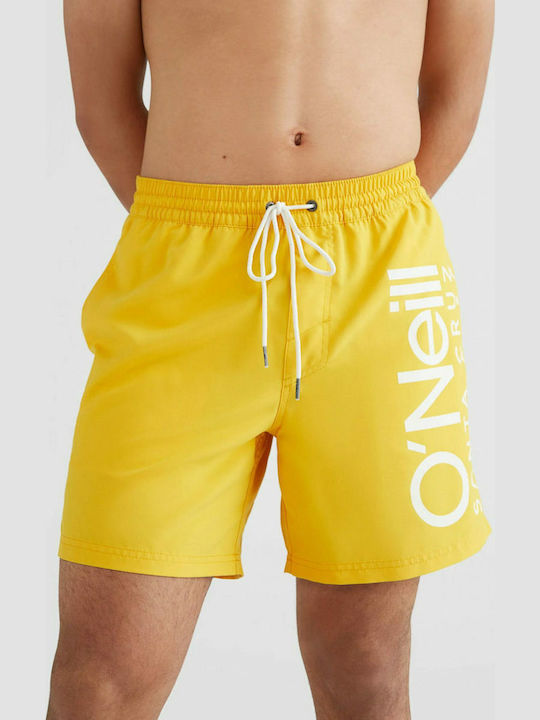 O'Neill Men's Swimwear Shorts Old Gold with Pat...