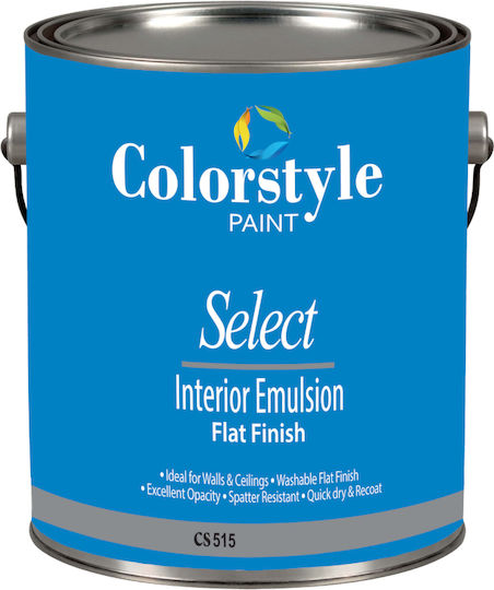 Colorstyle Paint 515 Select Plastic Acrilyc Ecological Paint for Interior Use White 10lt