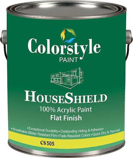 Colorstyle Paint 505 Houseshield Plastik Farbe für Äußeres Verwendung Weiß 10Es