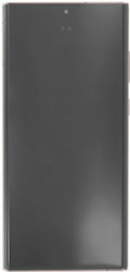 Samsung Οθόνη mit Touchscreen und Rahmen für Galaxy S22 Ultra (Burgundy)