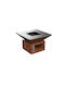 Vulcanus Grill Pro730 Camp Kamin Draußen Metallisch Braun 73x73x48cm