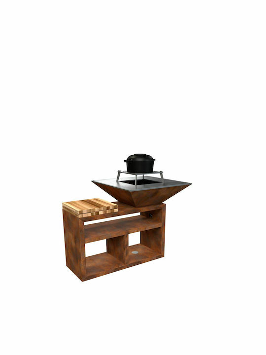 Vulcanus Grill Pro910 MasterChef Τζάκι Εξωτερικού Χώρου Μεταλλικό Καφέ 139.2x91x99cm