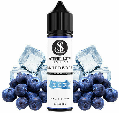 Steam City Flavor Shot Blueberry Ice 12ml/60ml 1Stück