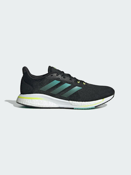 Adidas Supernova+ Climacool Ανδρικά Αθλητικά Παπούτσια Running Core Black / Mint Rush / Solar Yellow