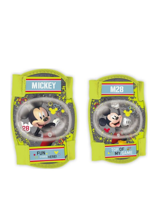 Seven Disney Mickey 2 Children's Protective Gear Set for Rollers Yellow
