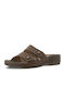 Milena Flache Sandalen für Damen in Tabac Braun Farbe