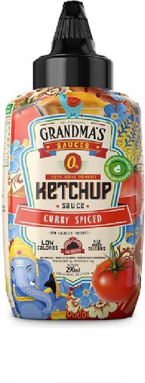 Max Protein Grandma's Sauces Κέτσαπ Curry Spiced 290gr