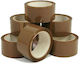 Verpackungsfolie 48mm x 50m in Braun Farbe