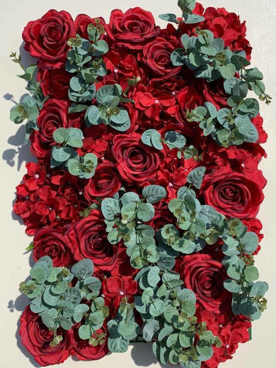 Panou artificial de frunziș Rose 40x60cm