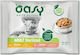 Oasy Multipack Υγρή Τροφή για Ενήλικες Γάτες σε Φακελάκι με Κοτόπουλο και Σολομό 4x85gr