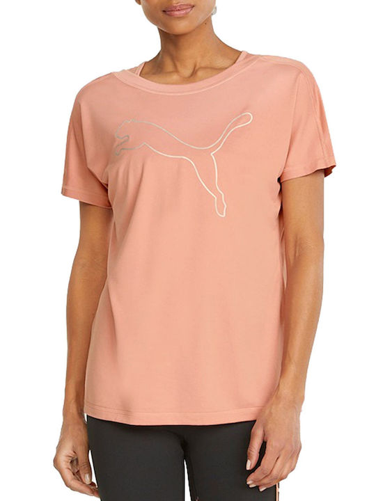 Puma Γυναικείο Αθλητικό T-shirt Ροζ