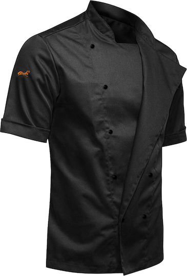 strongAnt Coat Chef Black with Long Sleeve Easyclean