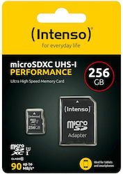 Intenso Class Performance microSDXC 256GB Clasa 10 U1 UHS-I cu adaptor