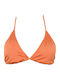 Padded Triangle Bikini Top Orange
