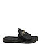 Women's Flat Sandals Black/Gold