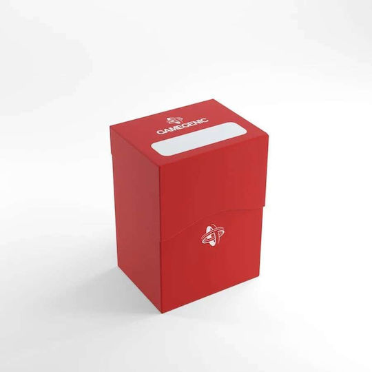 Gamegenic Deck Holder 80+ Deck Box Standard Size Red
