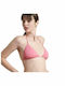 BodyTalk Triangle Bikini Top with Adjustable Straps Pink
