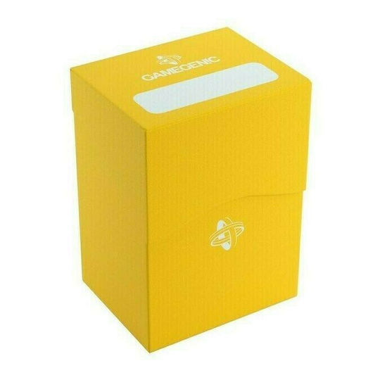 Gamegenic Deck Holder 80+ Deck Box Standard Size Yellow