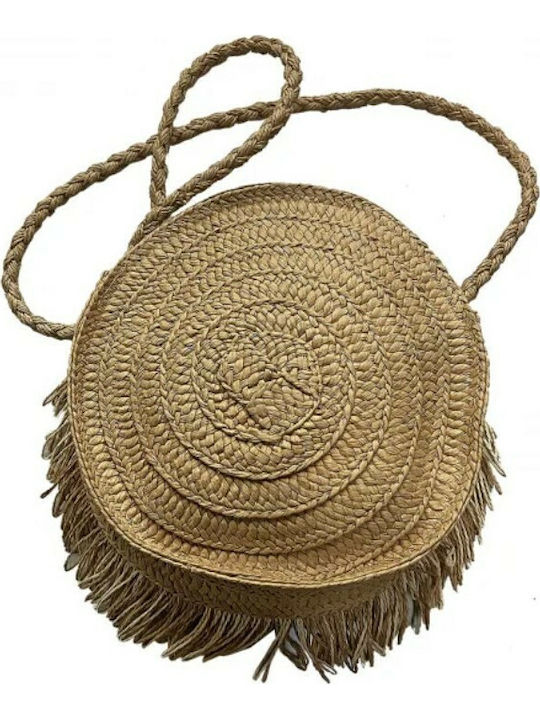 Summertiempo Wicker Beach Bag Beige