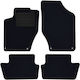 Rigum Σετ Μπροστινά και Πίσω Πατάκια 4τμχ για Citroen C4 / DS4 2010 2018 Μαύρα