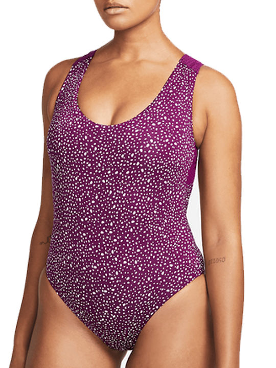 Nike One-Piece Swimsuit Purple