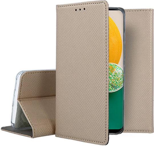 Forcell Smart Book Δερματίνης Χρυσό (Galaxy A13 4G)
