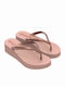 Azaleia Women's Platform Flip Flops Pink 781-22009/NUDE