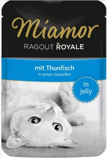 Miamor Ragout Royale Wet Food for Cats in Pouches with Tuna Gluten-Free 100gr