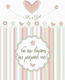 Greeting Card Baptism 9x11cm in White Color