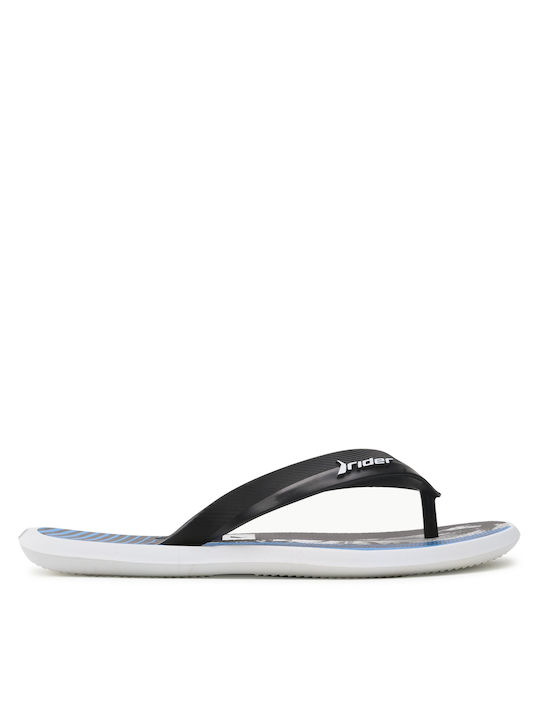 Rider Men's Flip Flops White / Black / Blue