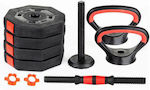 Black Cast Iron Kettlebell EB Fit 10kg