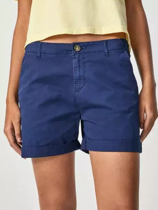 Pepe Jeans Junie Women's Shorts Navy Blue