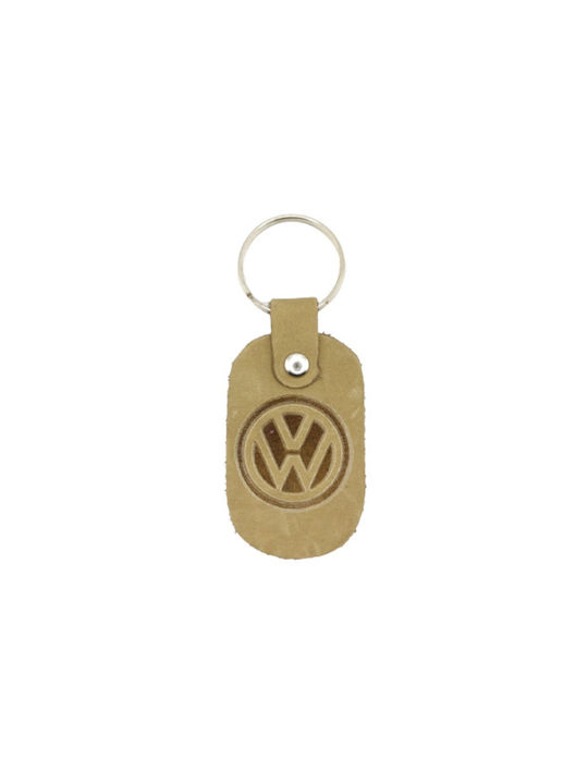 Key ring leather key ring olive oil VOLKSWAGEN 6297-k