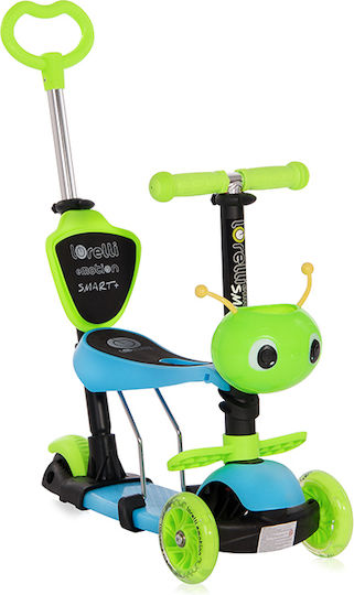 Lorelli Kinderroller Klappbar Smart Plus 3-Rad mit Sitz für 3+ Jahre Grün