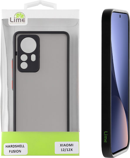 Lime Hardshell Camera Guard Back Cover Πλαστικό / Σιλικόνης Black with Red Keys (Xiaomi 12 / 12X)