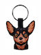 ActionLab Ключодържател Chihuahua Текстилен Черен
