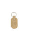 Yamaha Handmade Keychain Yamaha Leather Beige