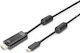 Digitus HDMI 2.0 Premium High Speed 4K 60Hz HDR Cable HDMI Male - USB-C Male 5m Black